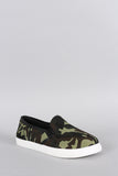 Bamboo Camouflage Slip On Sneaker