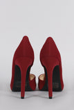 Wild Diva Lounge Pointy Toe Dorsay Pump