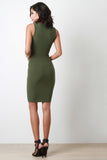 Cage Front Midi Dress