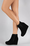 Bamboo Elastic Gores Wedge Booties