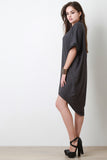 Half Sleeve Cocoon Sweater Dress