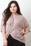 Loose Knit Twisted Sweater Top